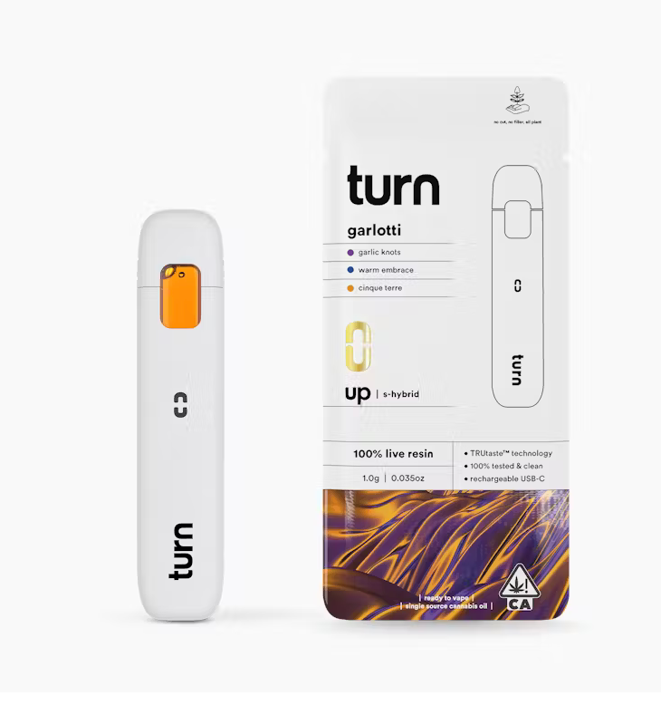 Screenshot 2024-12-21 at 4.48.28 PM Turn - Turn Up - Live Resin AIO - Garlotti 1g - Image 1